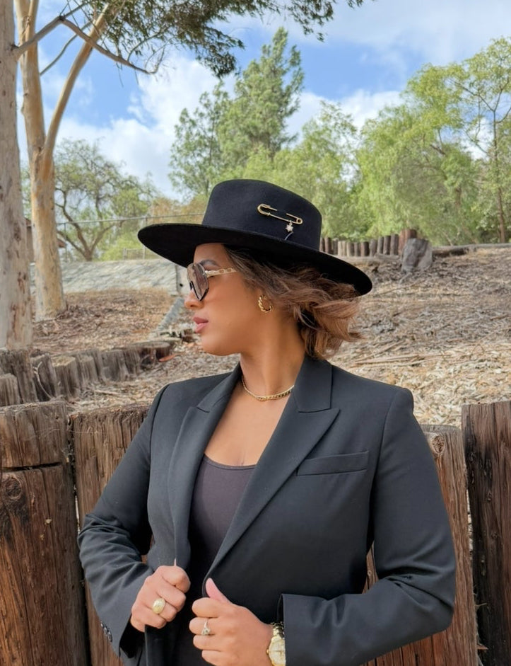Black Women's Fedora